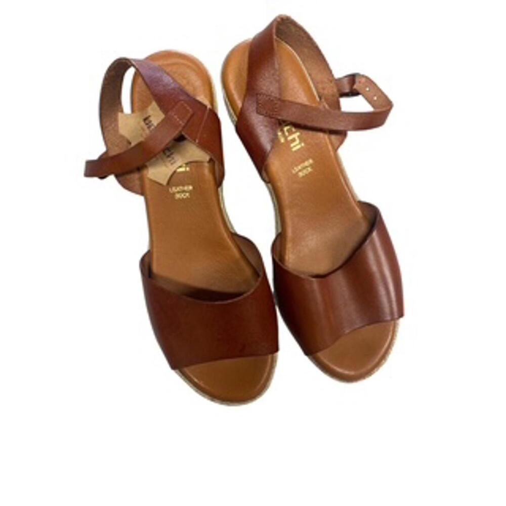 Luxurious Brown Leather Sandals